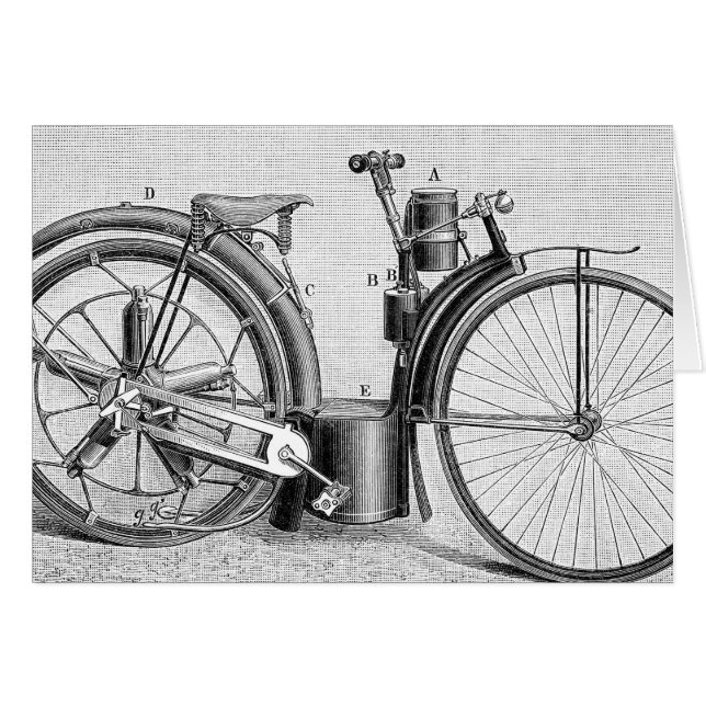 Hirse-Motorrad, 1895 (Vorderseite (Horizontal))
