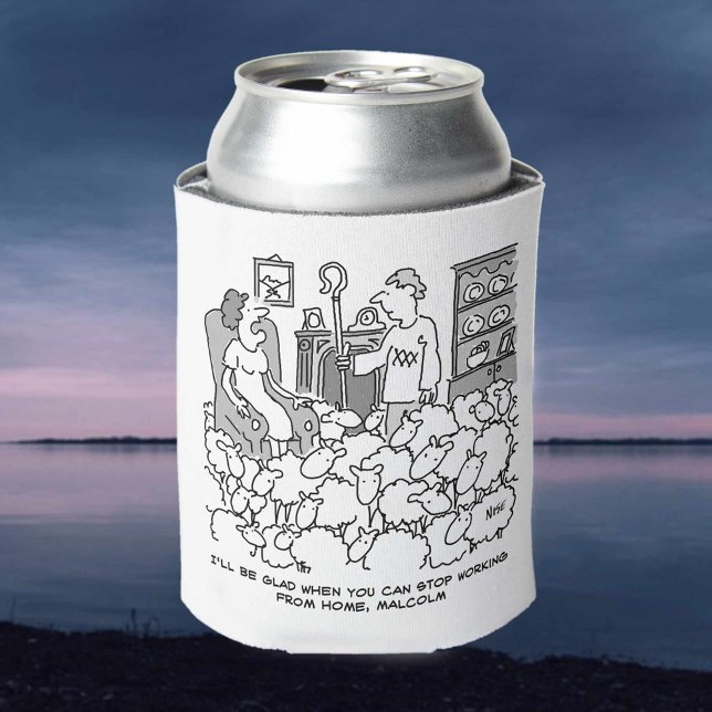 Hirte arbeitete mit seiner Schafe von Zuhause Dosenkühler (Von Creator hochgeladen)