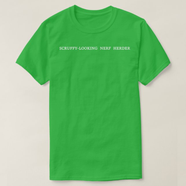 Hirte, der schmucklos aussieht T-Shirt (Design vorne)