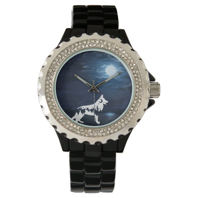 Hirte in der Nacht Armbanduhr (Vorderseite)