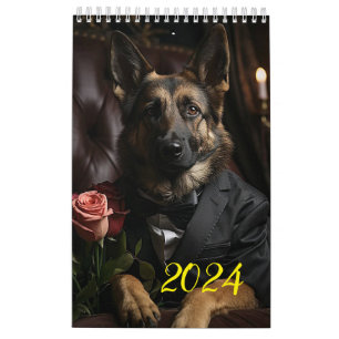 Hirten und Dobermans. 2024 Kalender