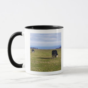 Hirtenszene der Kühe bei der Feldunterlassung Tasse