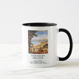 Hirtenszenen-Mann-und Hundebriten-Eisenbahnen Tasse