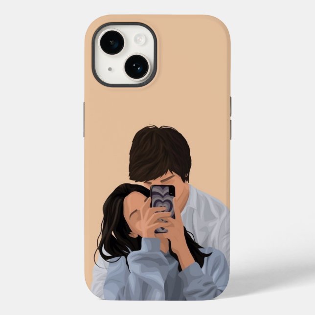 His & Hers | Romantische Handyhülle  Case-Mate iPhone 14 Hülle (Rückseite)