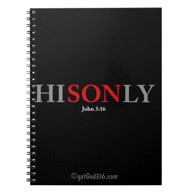 HISONLY gotGod316.com Notizblock (Vorderseite)