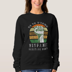 Hispanic Heritage Monat Latino Länder Flaggenbegre Sweatshirt