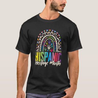 Hispanic Heritage Monat Regenbogen Alle Länder Män T-Shirt
