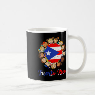 Hispanic Heritage Monte Puerto Rico Kinder Jungen Kaffeetasse