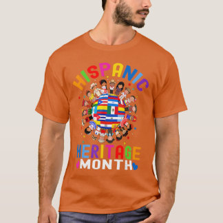Hispanic Heritage Month Erde Kind Lateinamerikanis T-Shirt