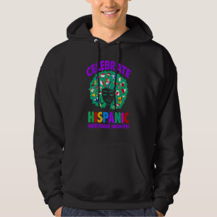 Hispanic Heritage Month Latino Alle Länder Schwarz Hoodie