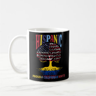 Hispanic Heritage Month Proud kolumbianische Wurze Kaffeetasse