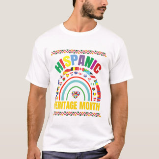 Hispanic Kulturerbe-Monat-Hemd Celebrate Hispanic T-Shirt