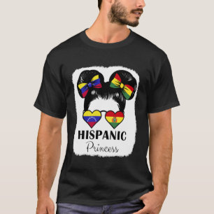 Hispanic Princess Venezuela und Bolivien Mix Erbe T-Shirt