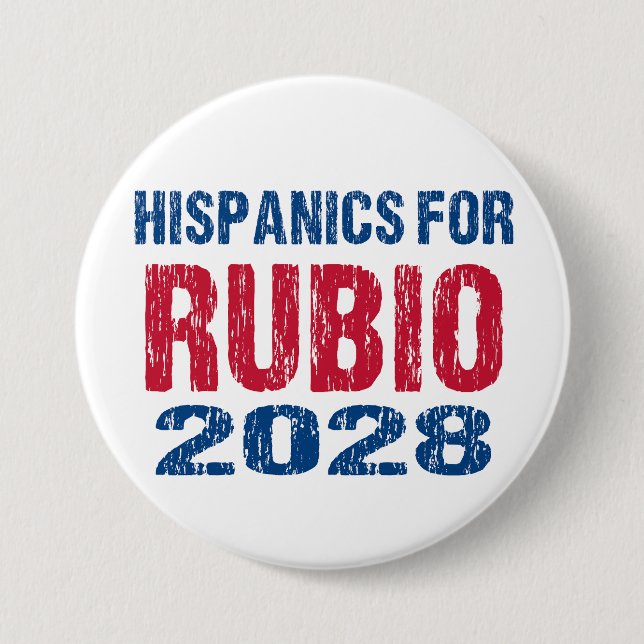 Hispanics for Rubio 2028 Button (Vorderseite)