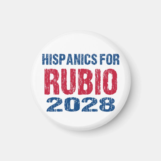Hispanics for Rubio 2028 Magnet (Vorne)