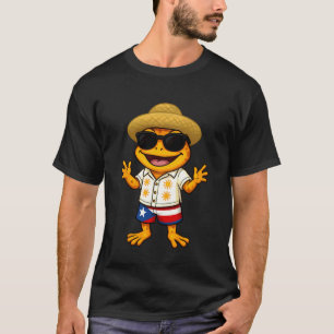 Hispanisches Erbe Cooler Coqui-Frosch Puerto Rico- T-Shirt