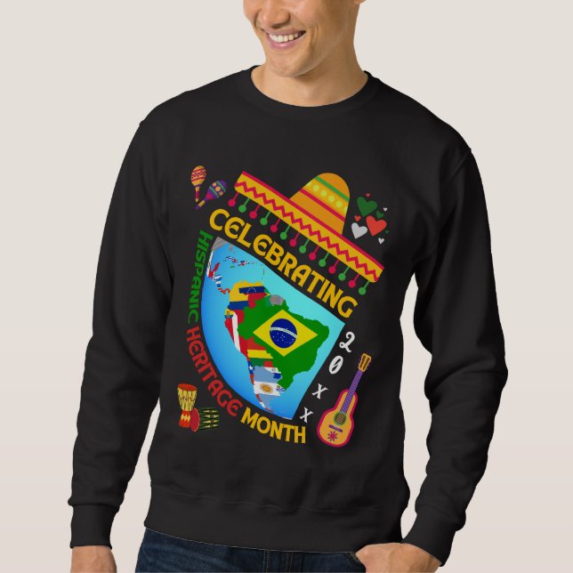 HISPANISCHES ERBE MONAT SWEATSHIRT (Vorderseite)