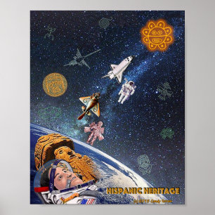Hispanisches Erbplakat Poster