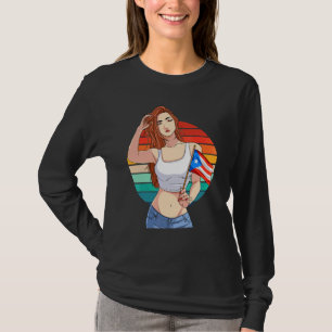 Hispanisches Mädchen Boricua Stolz puerto-ricanisc T-Shirt