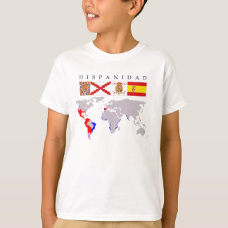 HISPANITÄT Herkunft und Landkarte. Niño. Unterhemd