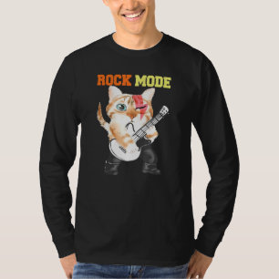Hiss Cats Kittens Rock Rockin Mode Puff T-Shirt