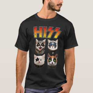 Hiss Funny Cat Lover Funny Animal Unique T-Shirt
