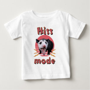 Hiss Mode Funny Opossum Hissing Baby T-shirt