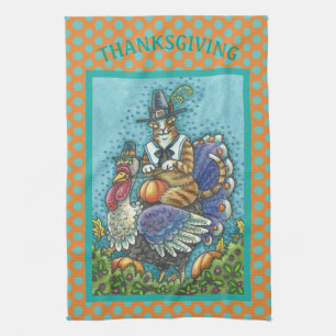 HISS N FITZ CAT, ERNTEDANK TÜRKEI KÜCHE TOWEL GESCHIRRTUCH