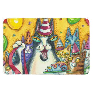 Hiss N' Fitz Cats BIG BIRTHDAY MAGNET *Anpassen