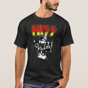 Hiss Niedlich Cat Mama Kitten Cats Rock T-Shirt