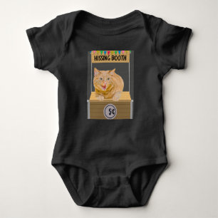 Hissing Booth Cat Baby Bodysuit Baby Strampler