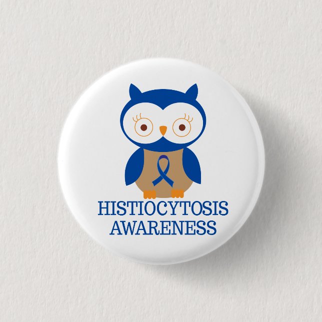 Histiocytosis-Bewusstsein Button (Vorderseite)
