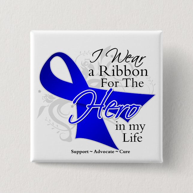 Histiozytose Ribbon Hero in My Life Button (Vorderseite)
