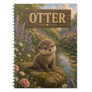 Histoire de bébé loutre mignonne livre de nursery 
