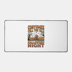 Histoire de costume d'Halloween Typographie de cim