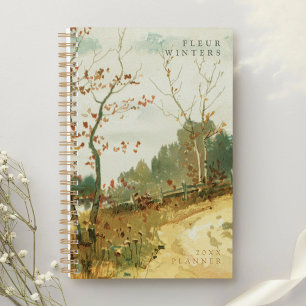 Histoire de l'art de paysage chic vintage élégant