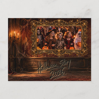Histoire d'Halloween 2026 – Carte postale vintage