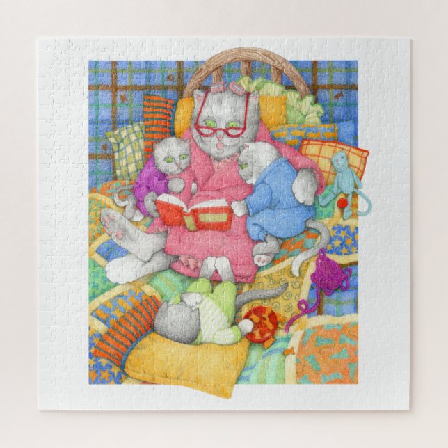 HISTOIRE DU SOIR Puzzle 20x20 (Vertical)