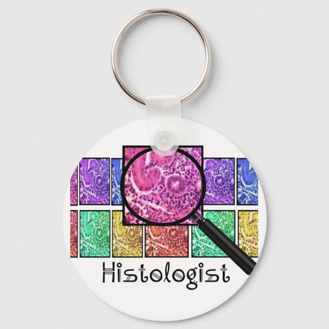 Histologin gibt Zellendesign Schlüsselanhänger (Vorderseite)