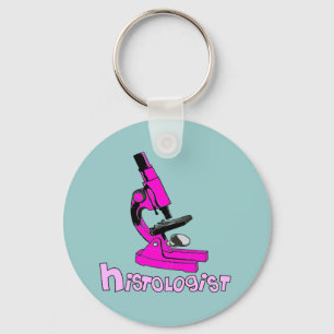 Histologist-Geschenk-Mikroskop-Entwurf Schlüsselanhänger