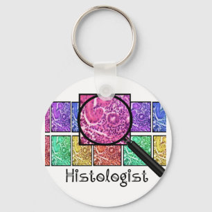 Histologist-Geschenke vergrößerter Zellen-Entwur Schlüsselanhänger