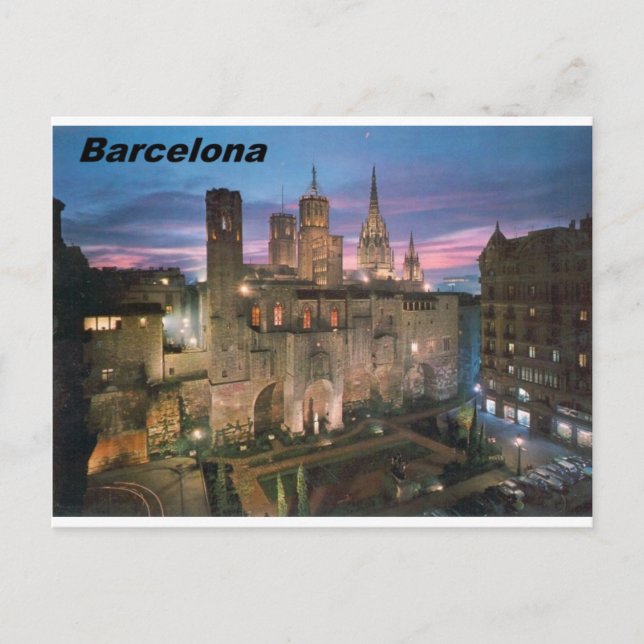 historia — barcelona—barrio—gotico Angie Postkarte (Vorderseite)
