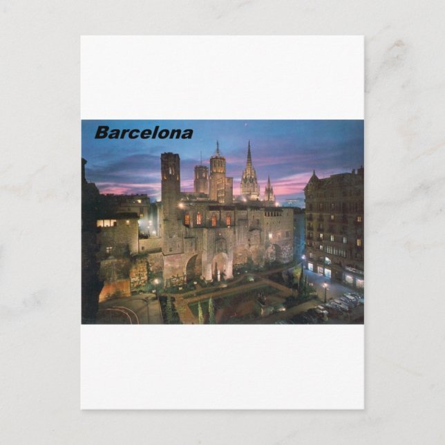 historia — barcelona—barrio—gotico Angie Postkarte (Vorderseite)