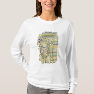Historiated Buchstabe "A" Generationen darstellend T-Shirt
