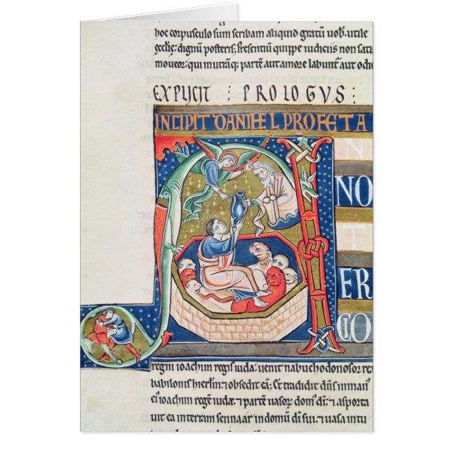 Historiated Initiale "A" Daniel darstellend (Vorne)