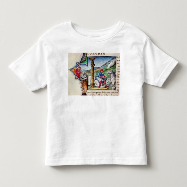 Historiated Initiale 'L Kleinkind T-shirt (Vorderseite)