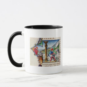 Historiated Initiale 'L Tasse