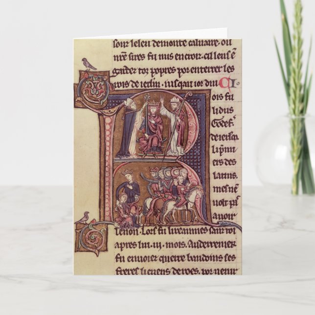 Historiated Initiale 'R (Vorderseite)