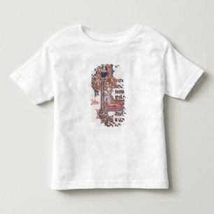 Historiated zeichnen "L" Baum von darstellend ab Kleinkind T-shirt