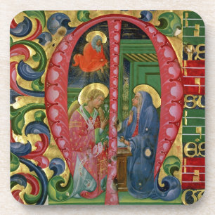 Historiated zeichnen "M ab", welches die Untersetzer